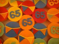 Cupcakes 65 jaar